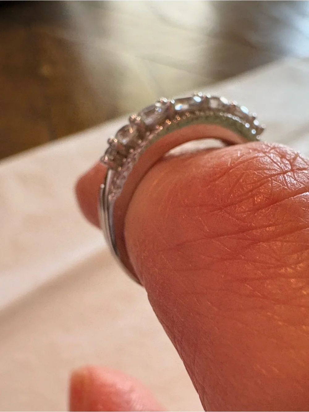 5-Stone Ring - White/Silver